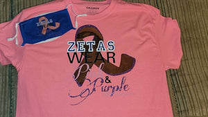 Zetas Wear Pink and Purple